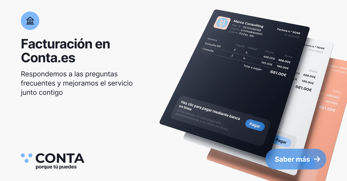 Facturación en Conta.es
