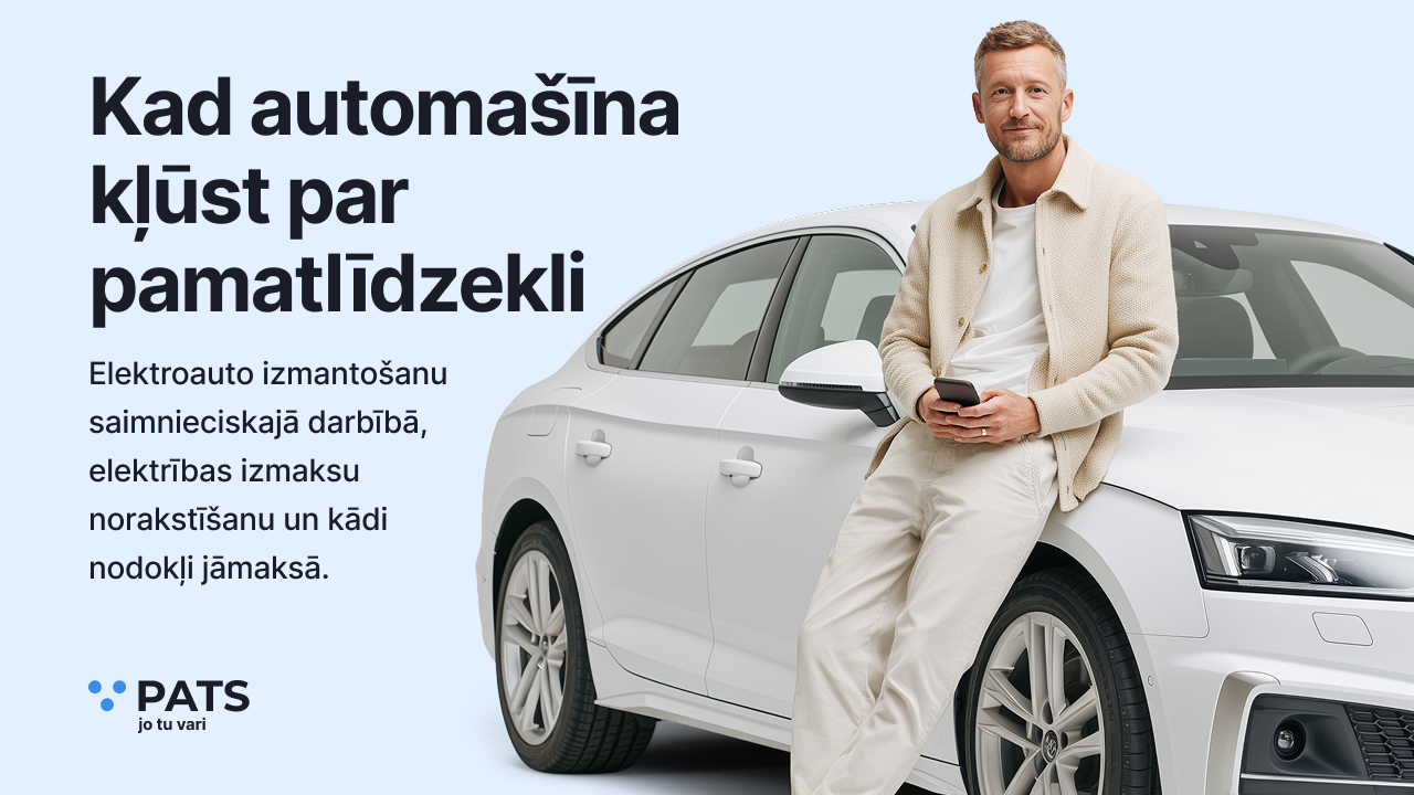Electric cars in the business activity of a Latvian company (SIA)